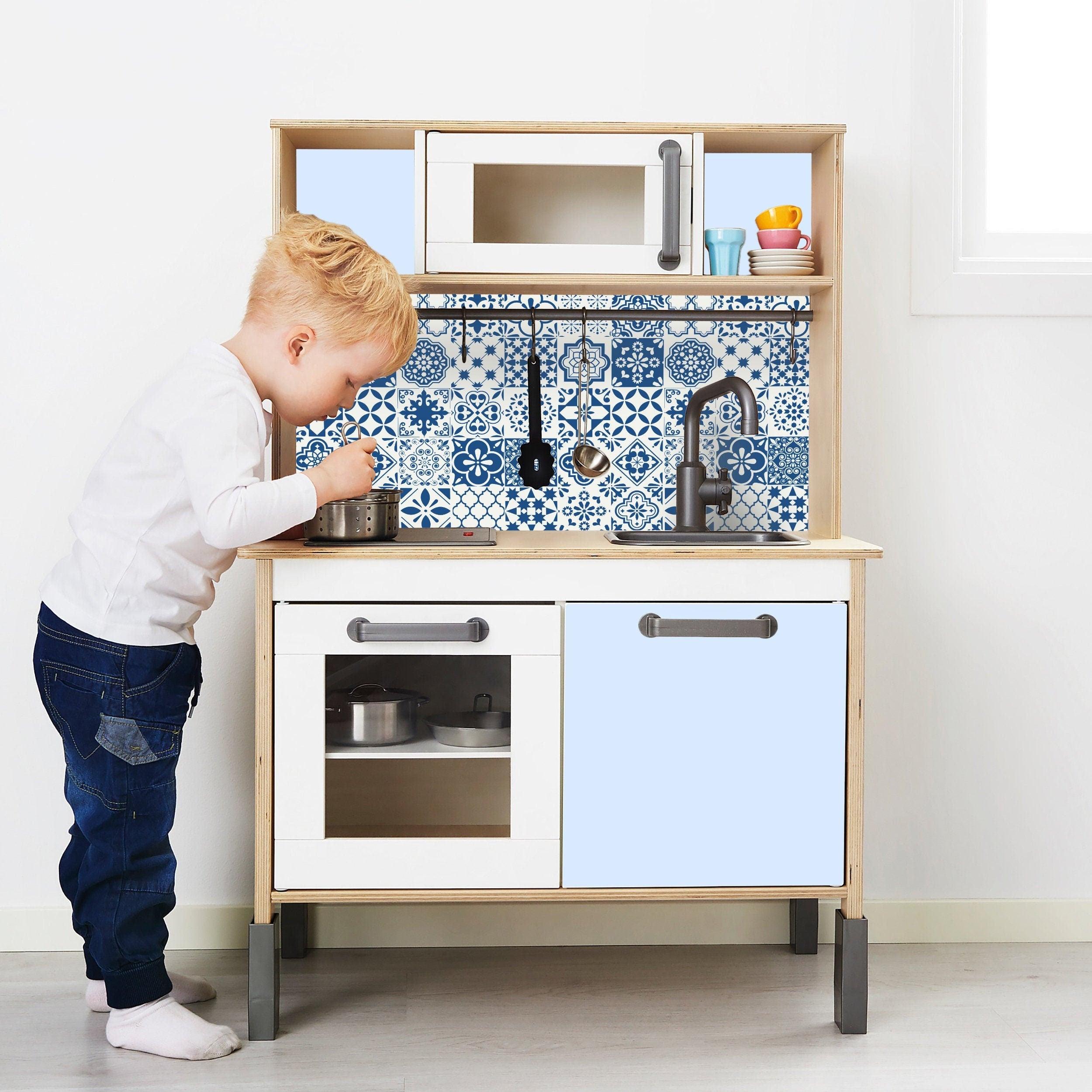 Aufkleber für IKEA Duktig Kinderküche Mediterran IKK-K705