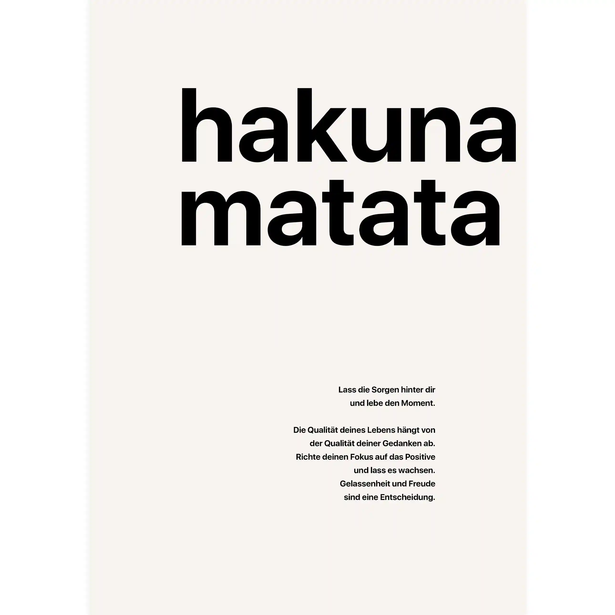 Hakuna Matata Poster EP102