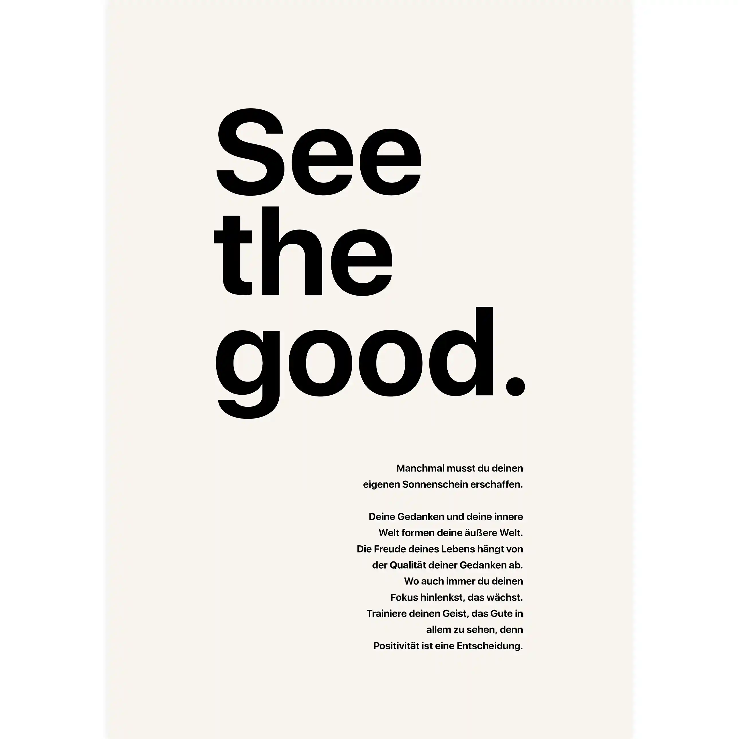 See the Good Poster EP100