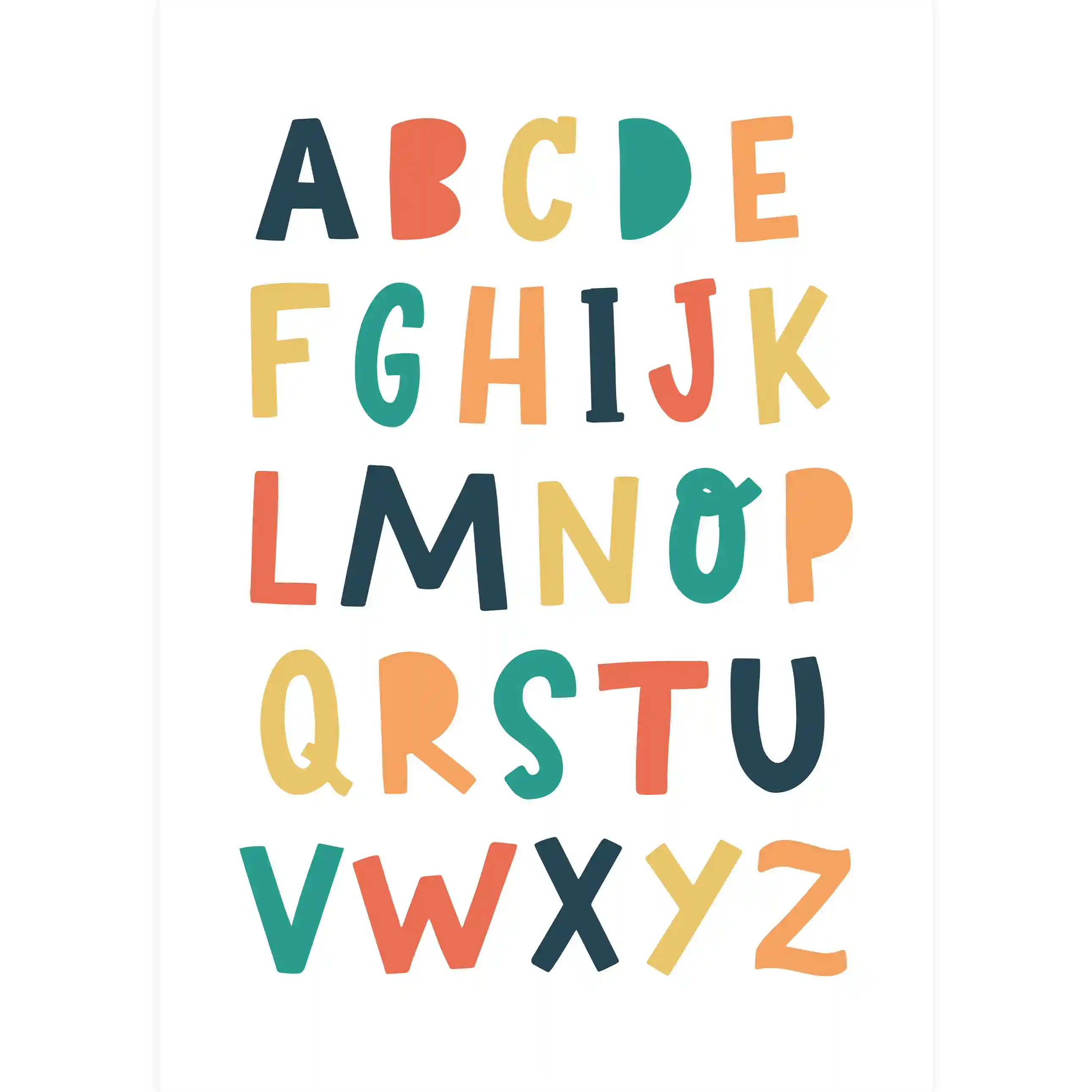 Alphabet Poster LP102