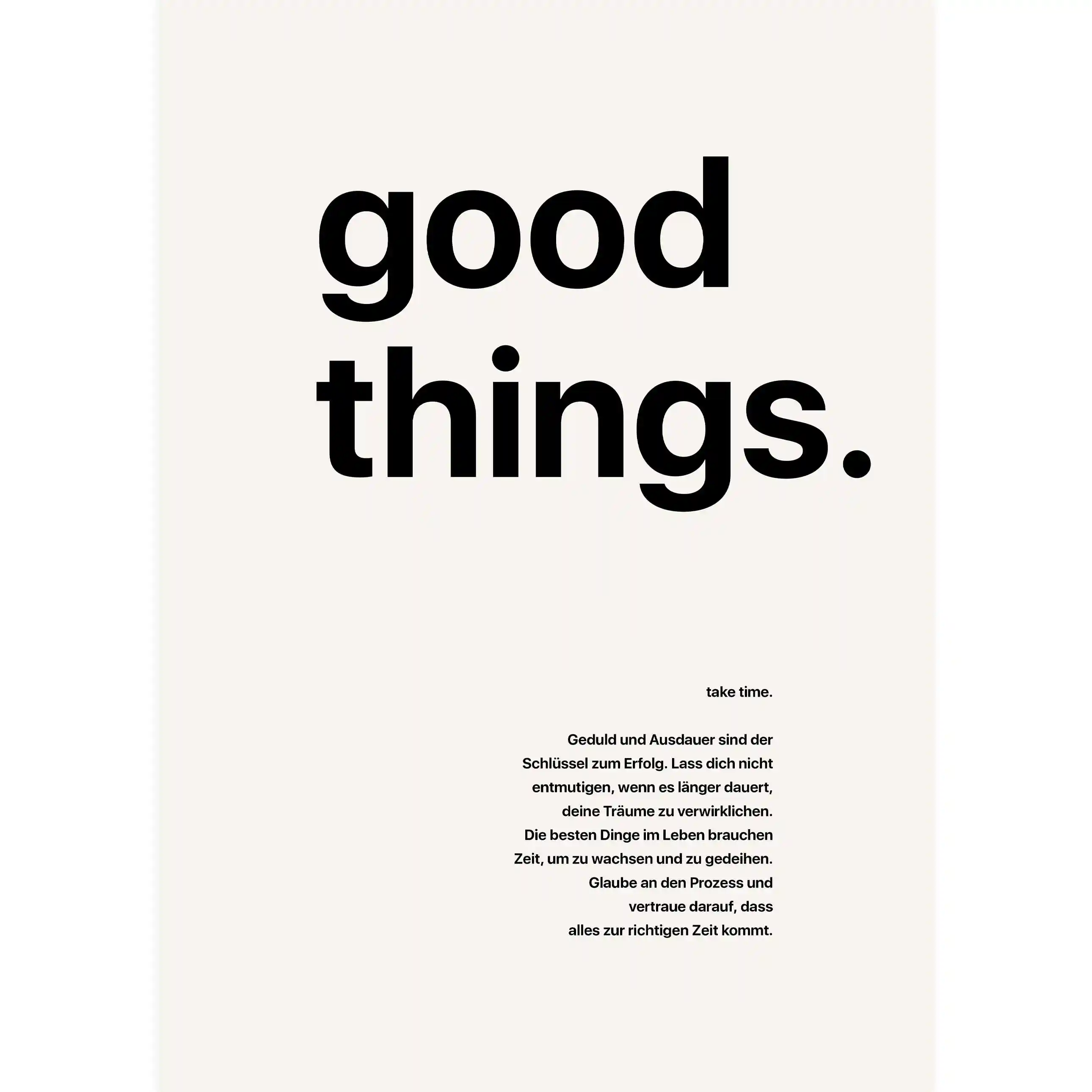 Good things Poster EP101
