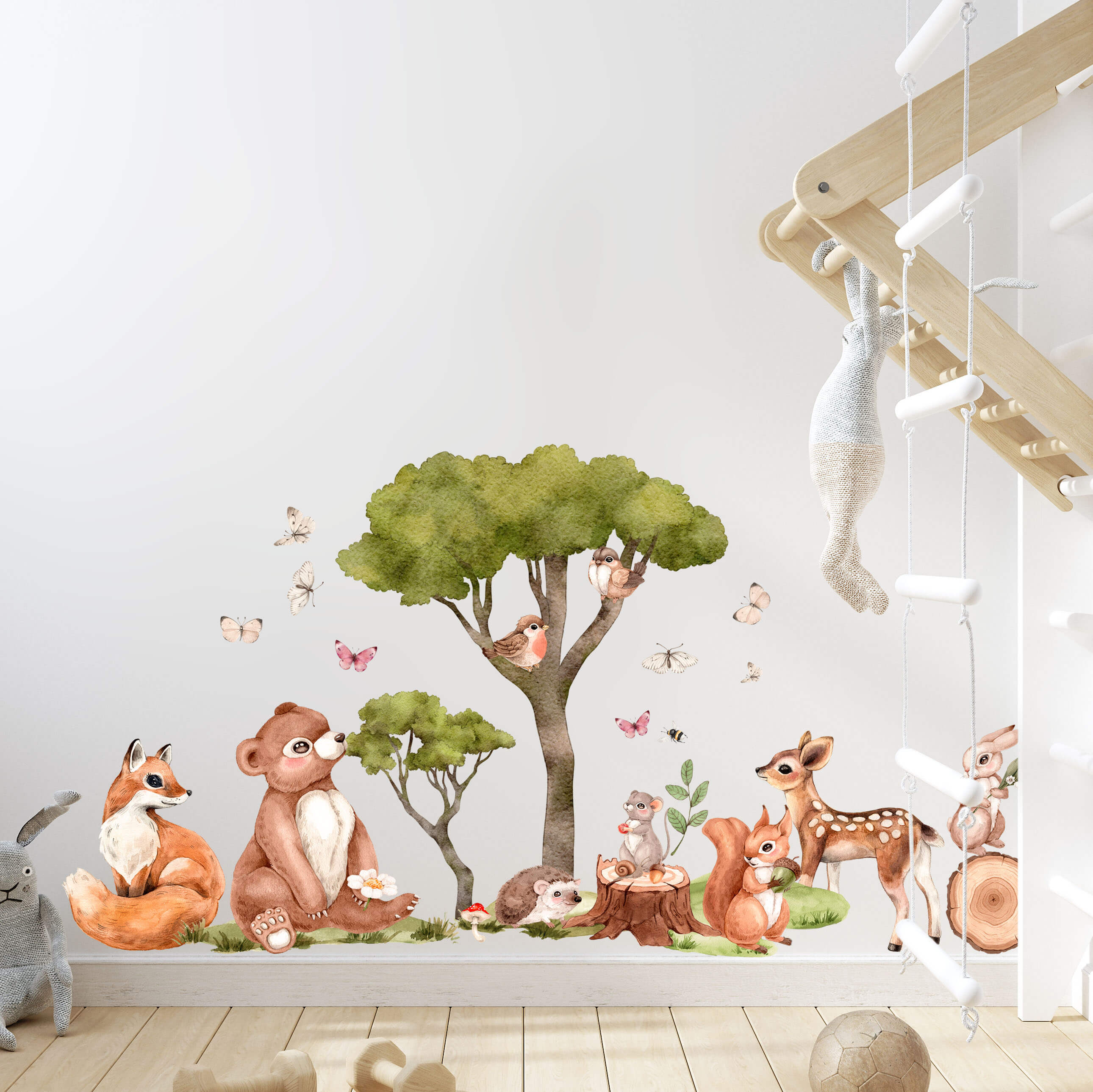 Waldtiere Wandtattoo V408 Waldtiere Wandtattoo V408